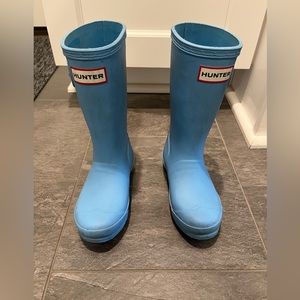 HUNTER BOOTS: KIDS EU 29, LIGHT BLUE